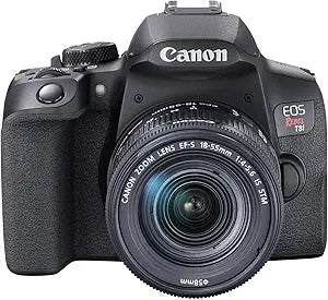 Canon EOS Rebel T8i 18-55mm Lens Kit Renewed