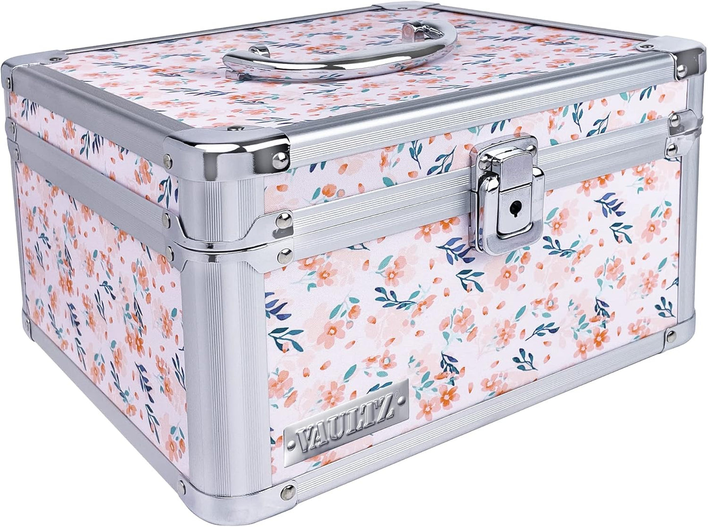 Vaultz VZ03994 Portable Safe Box Floral Design