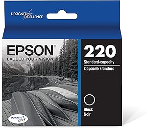Epson T220120-S Black DURABrite Standard Ink Cartridge