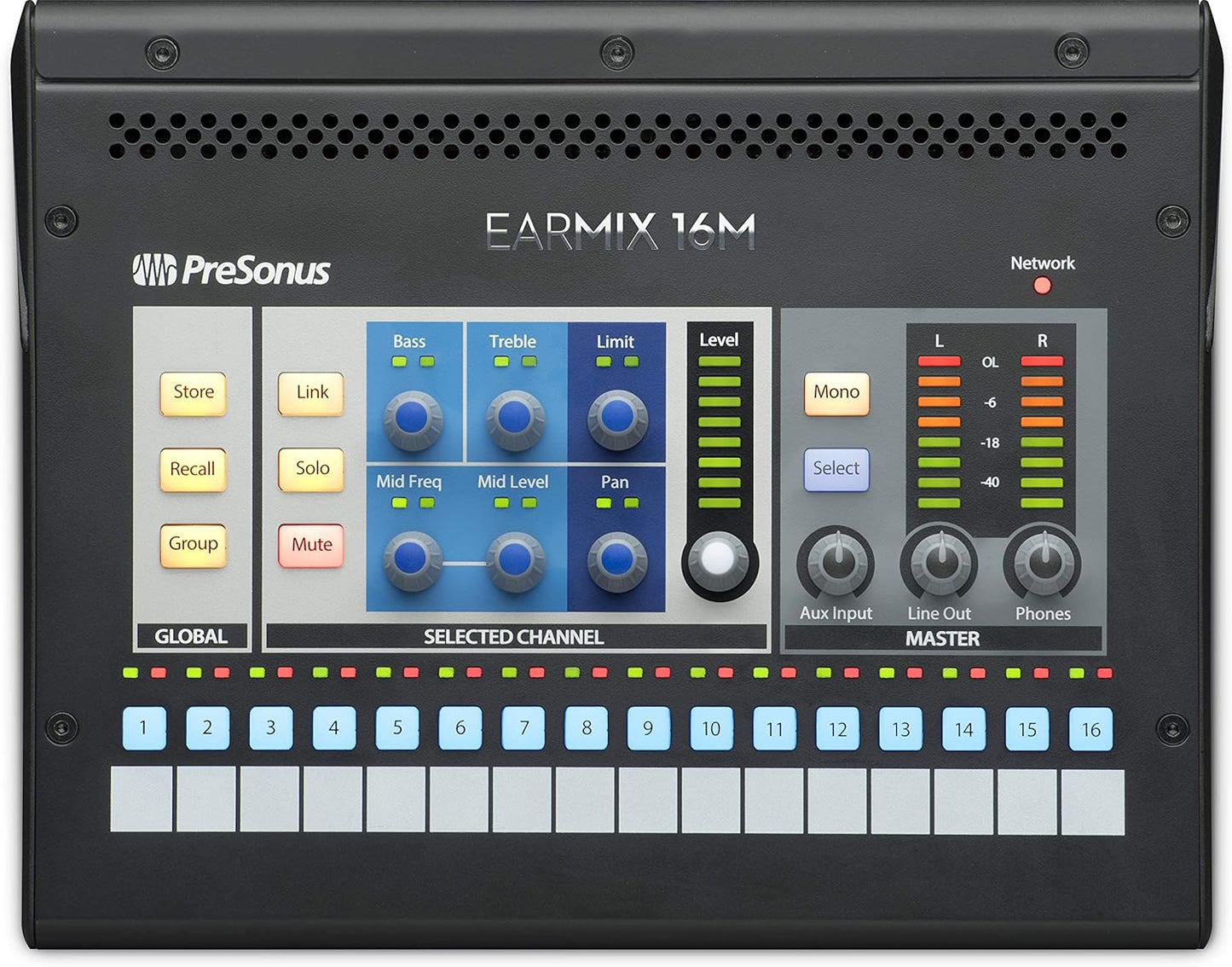 PreSonus EarMix 16M AVB Personal Monitor Mixer
