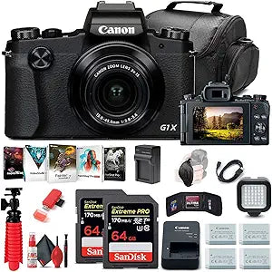 Canon 2208C001 PowerShot G1 X Mark III Camera Bundle - Renewed