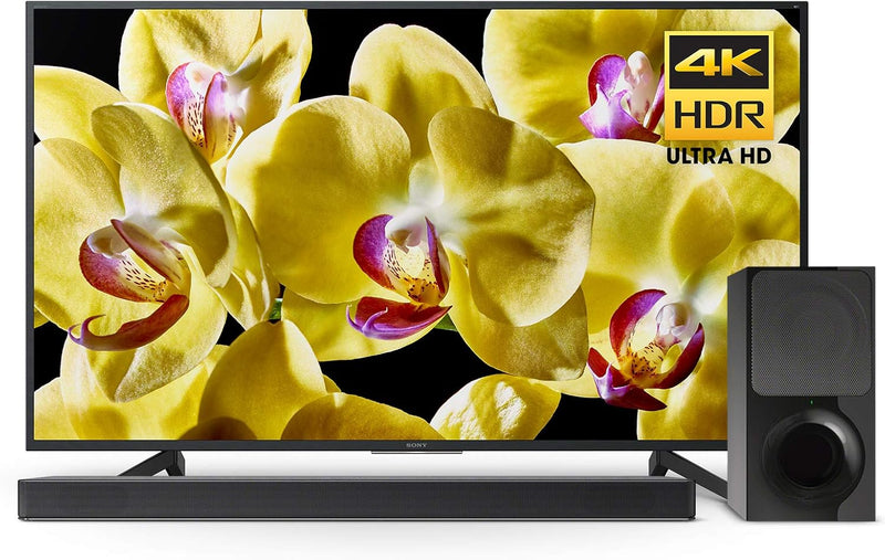 Sony XBR 55X800G 4K Android TV with HT-X9000F Soundbar — main product image