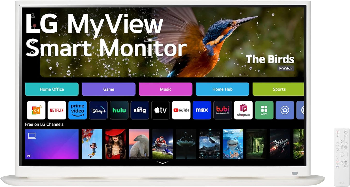 LG 32SR70U-W.AUS 32-Inch 4K UHD MyView Smart Monitor