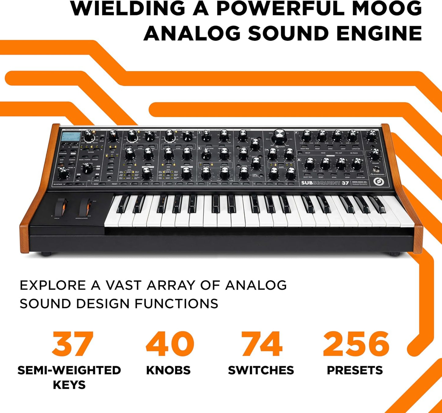 Moog LPS-SUB-006-06 Subsequent 37 Analog Synthesizer Keyboard