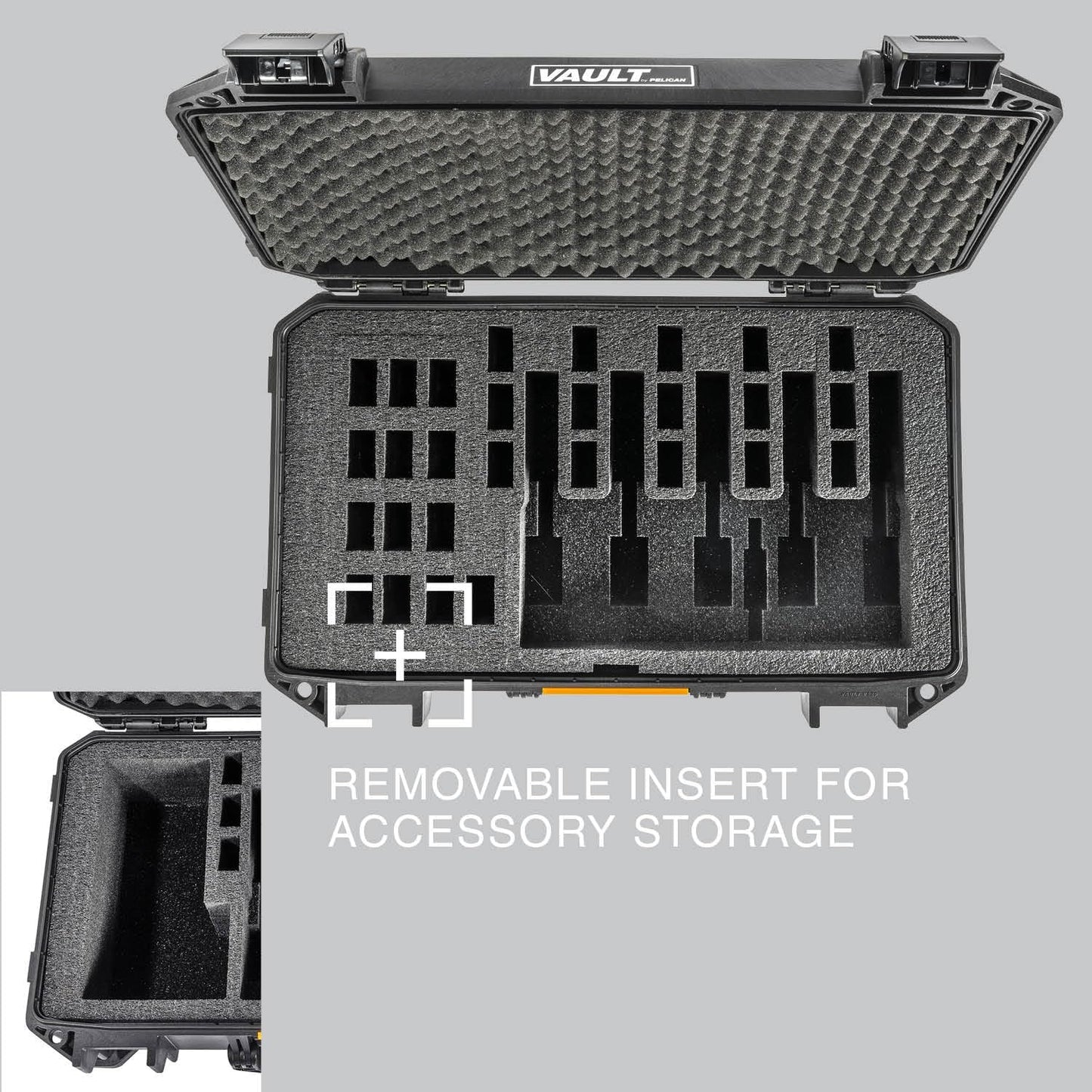 Pelican Vault Pre-Cut Foam Pistol Case - Rugged & Secure