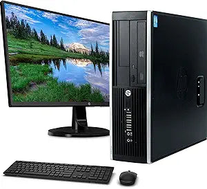 HP Compaq Elite 6300 SFF i5 Desktop (Renewed)