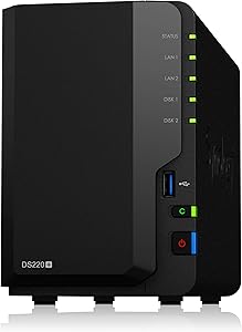 Synology DS220+ 2-Bay DiskStation NAS (Diskless) — main product image