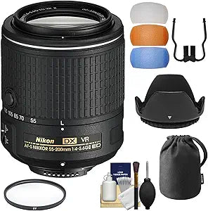 Nikon K-91121 55-200mm VR II Refurbished Lens Kit