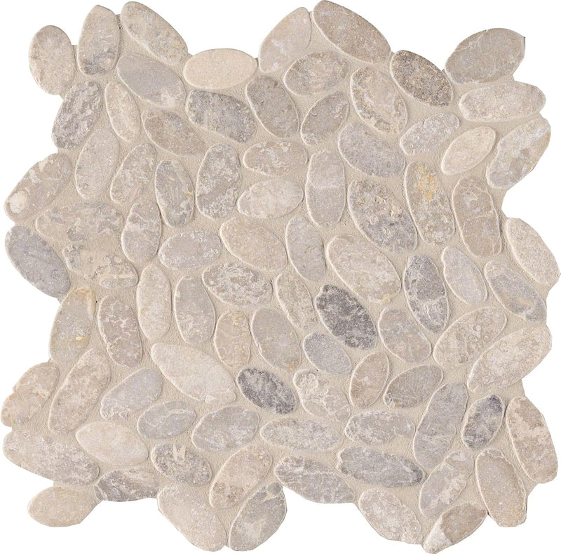 MSI SMOT-PEB Stone Sliced Pebble Ash Tumbled Tile — main product image
