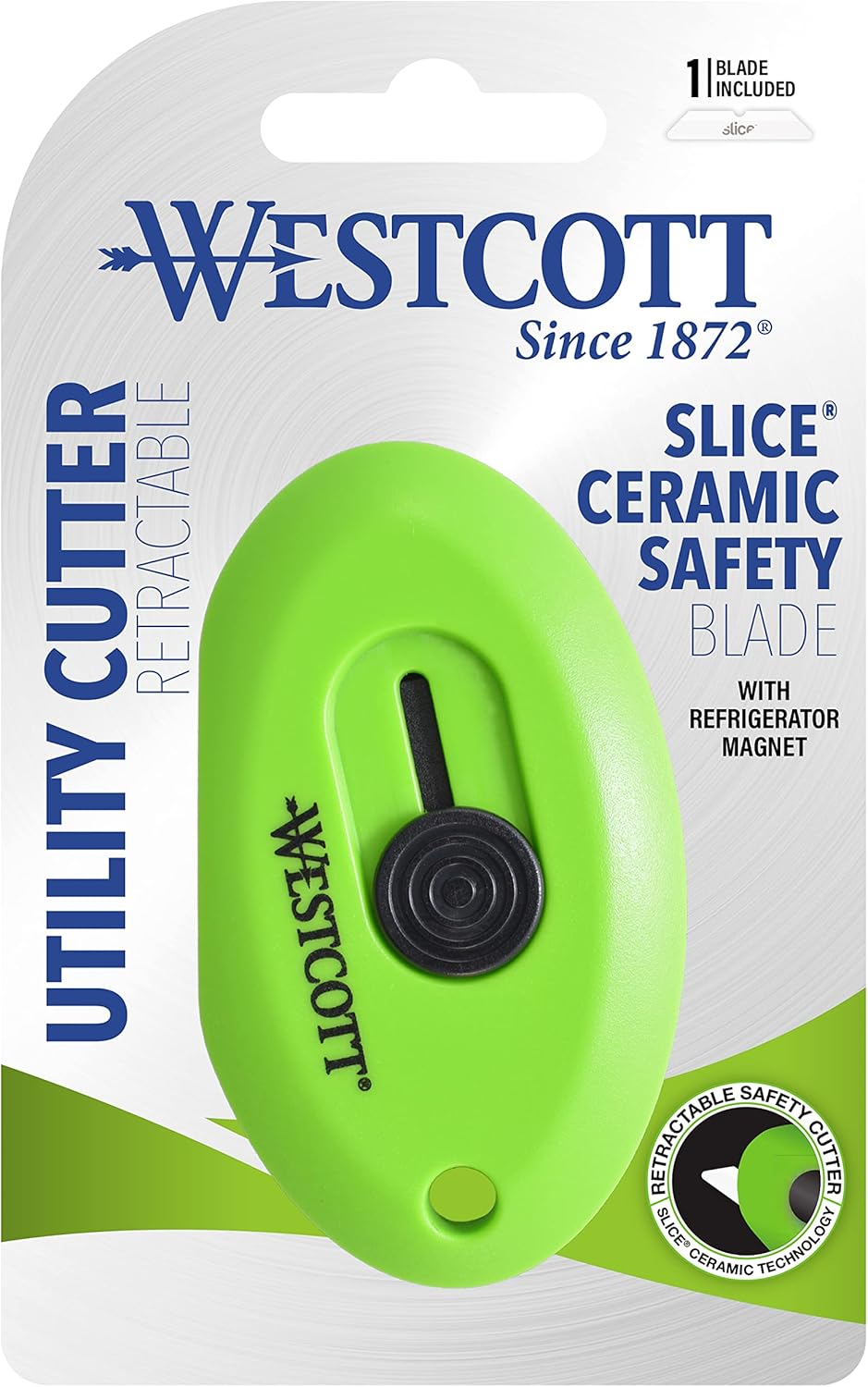Westcott 16474 Compact Retractable Ceramic Box Opener