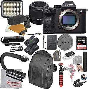 Sony ILCE7RM4A Alpha a7R IVA 50mm Lens Bundle
