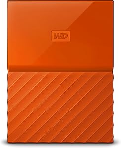 Western Digital WDBYFT0020BOR-WESN 2TB Orange My Passport USB 3.0 Drive — main product image