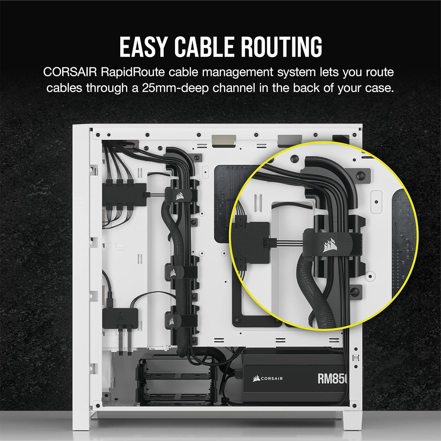 Corsair iCUE 4000D RGB Airflow: White Mid-Tower Case, 3x AF120 RGB Fans