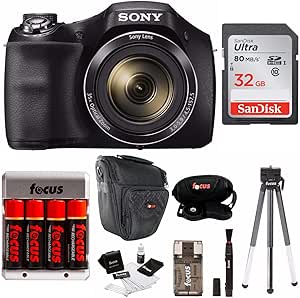 Sony FBA_DSC-H300/B Cyber-Shot Zoom Camera Bundle