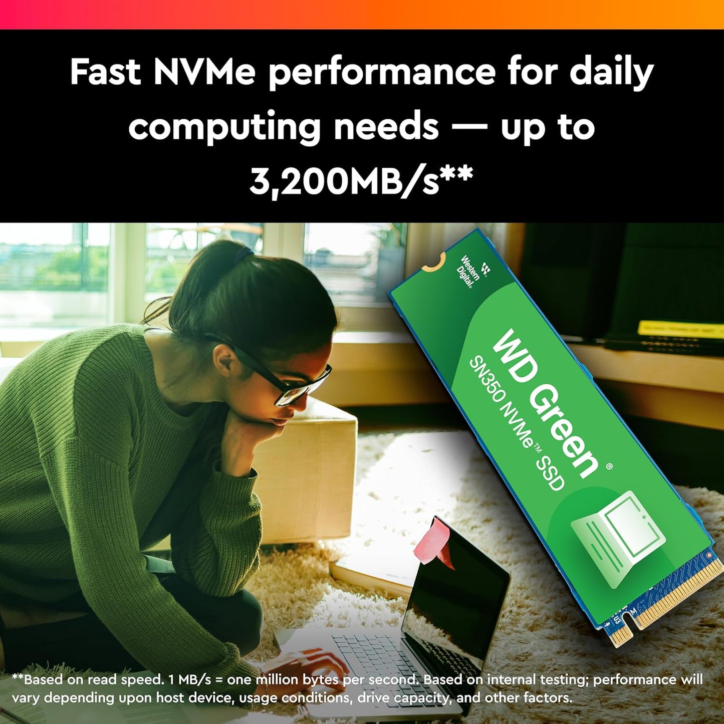 Western Digital WDS100T3G0C 1TB NVMe SSD WD Green