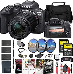 Canon EOS R10 Mirrorless Camera - 18-150mm Lens Kit - Renewed — main product image