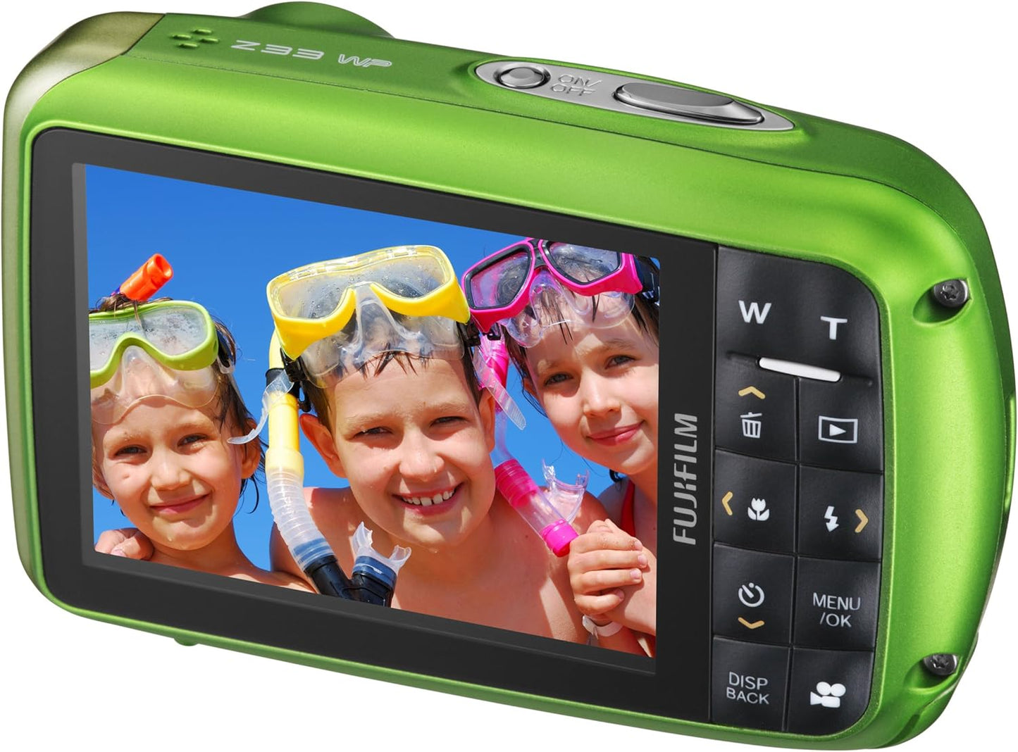 Fujifilm FinePix Z33WP Waterproof Digital Camera Green