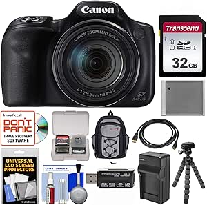 Canon PowerShot SX540 HS Wi-Fi Digital Camera Bundle