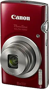 Canon 1096C001 PowerShot ELPH 180 Digital Camera Red