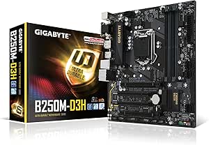 Gigabyte GA-B250M-D3H H270 Micro ATX Refurbished Motherboard