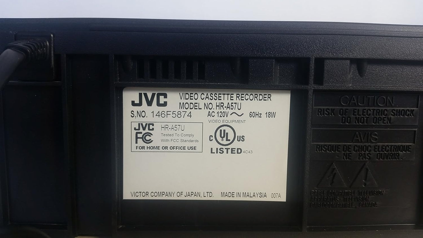 JVC HRA57U 4-Head VHS VCR Player Recorder