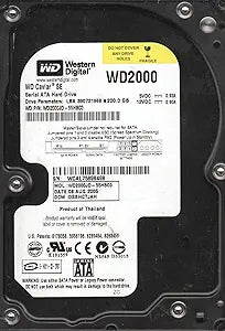 Western Digital WD2000JD-55HBC0 200GB SATA Hard Drive