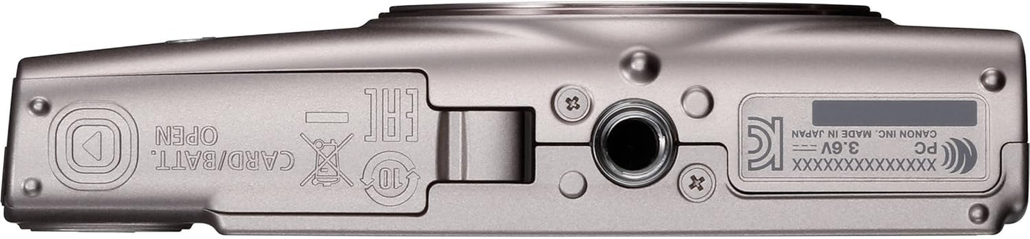 Canon 1078C001 PowerShot ELPH 360 HS Silver Digital Camera
