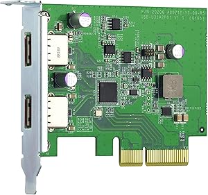 QNAP QXP-10G2U3A USB 3.2 Gen 2 Dual-Port PCIe Card