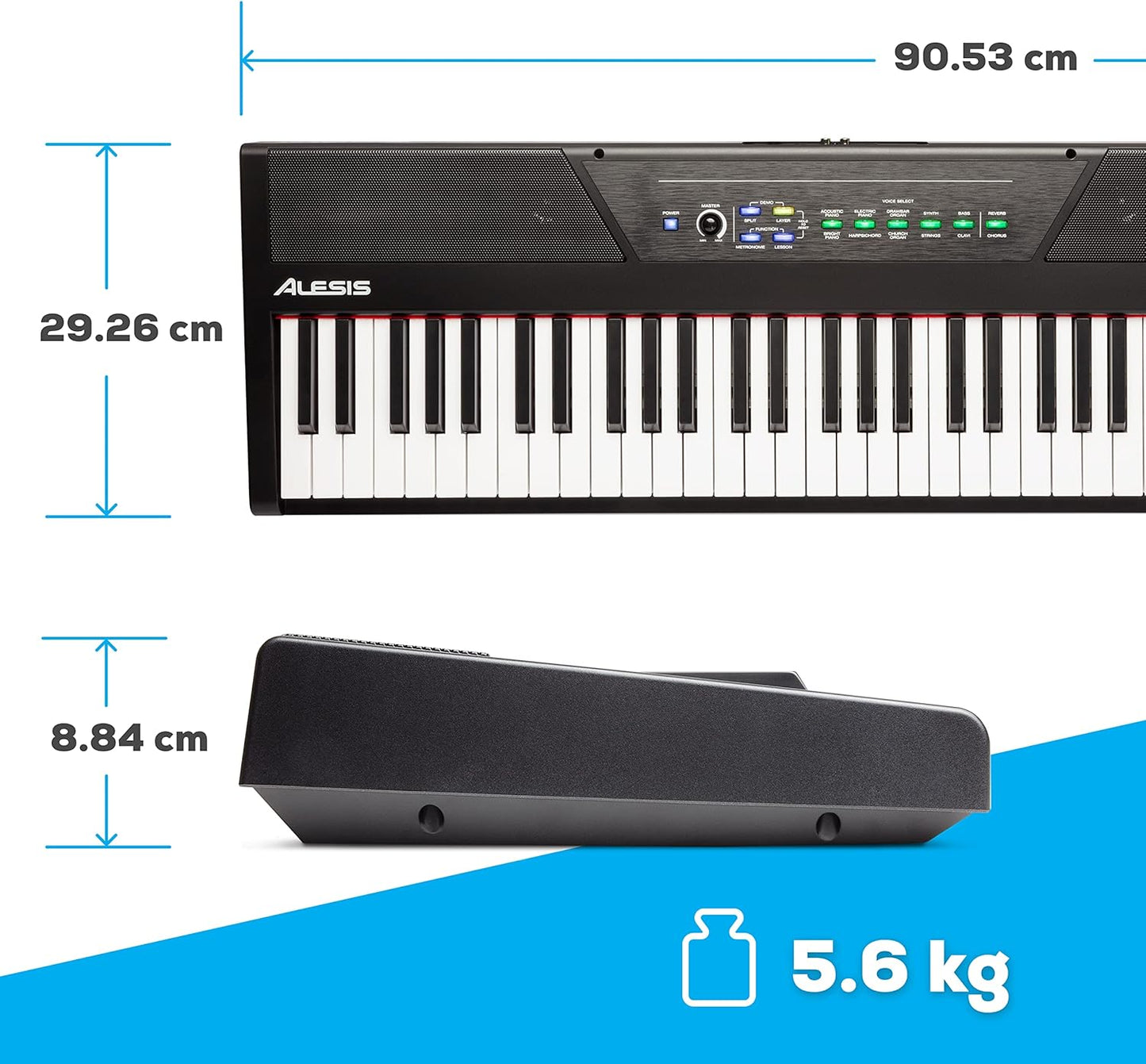 Alesis RECITAL61 61-Key Digital Piano Keyboard