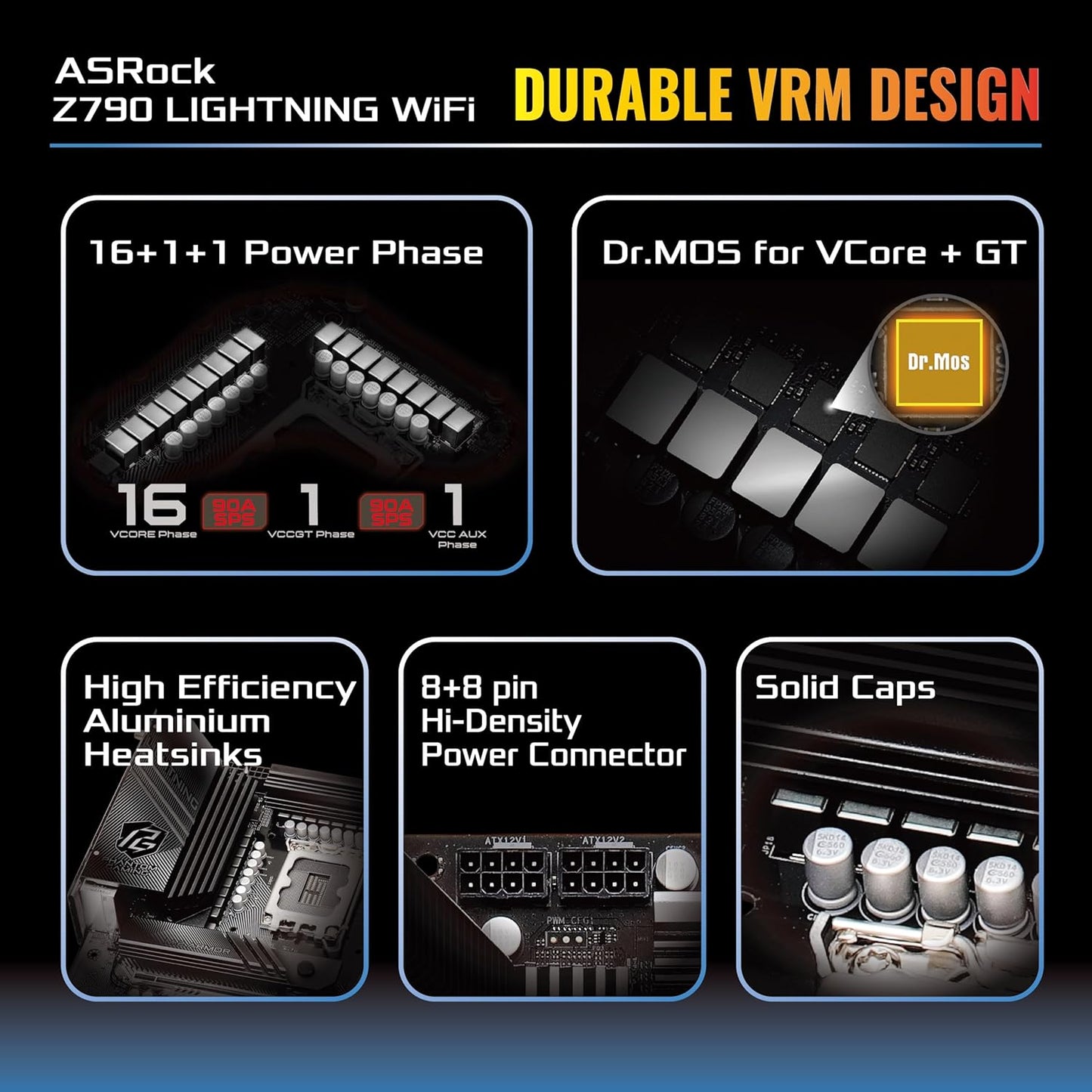 ASRock Z790 Lightning WiFi ATX DDR5 Motherboard