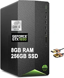 HP Pavilion Gaming Tower - i5-10400F, GTX 1650, 8GB RAM, 256GB SSD