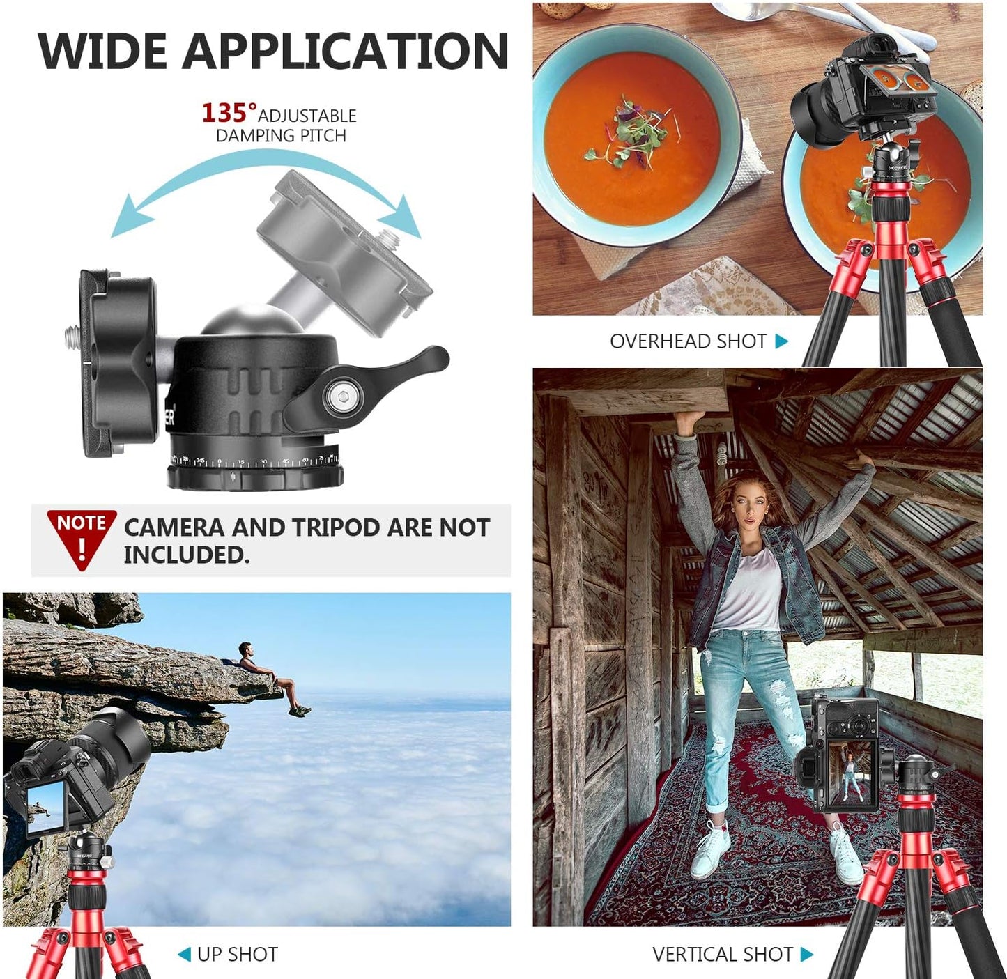 Neewer 10097941 28mm Low Profile Tripod Ball Head