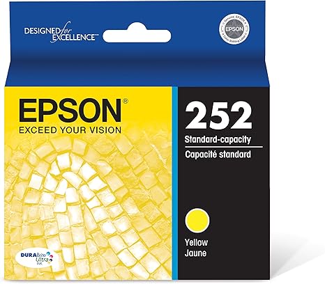 Epson T252420-S DURABrite Yellow Ink Cartridge — main product image