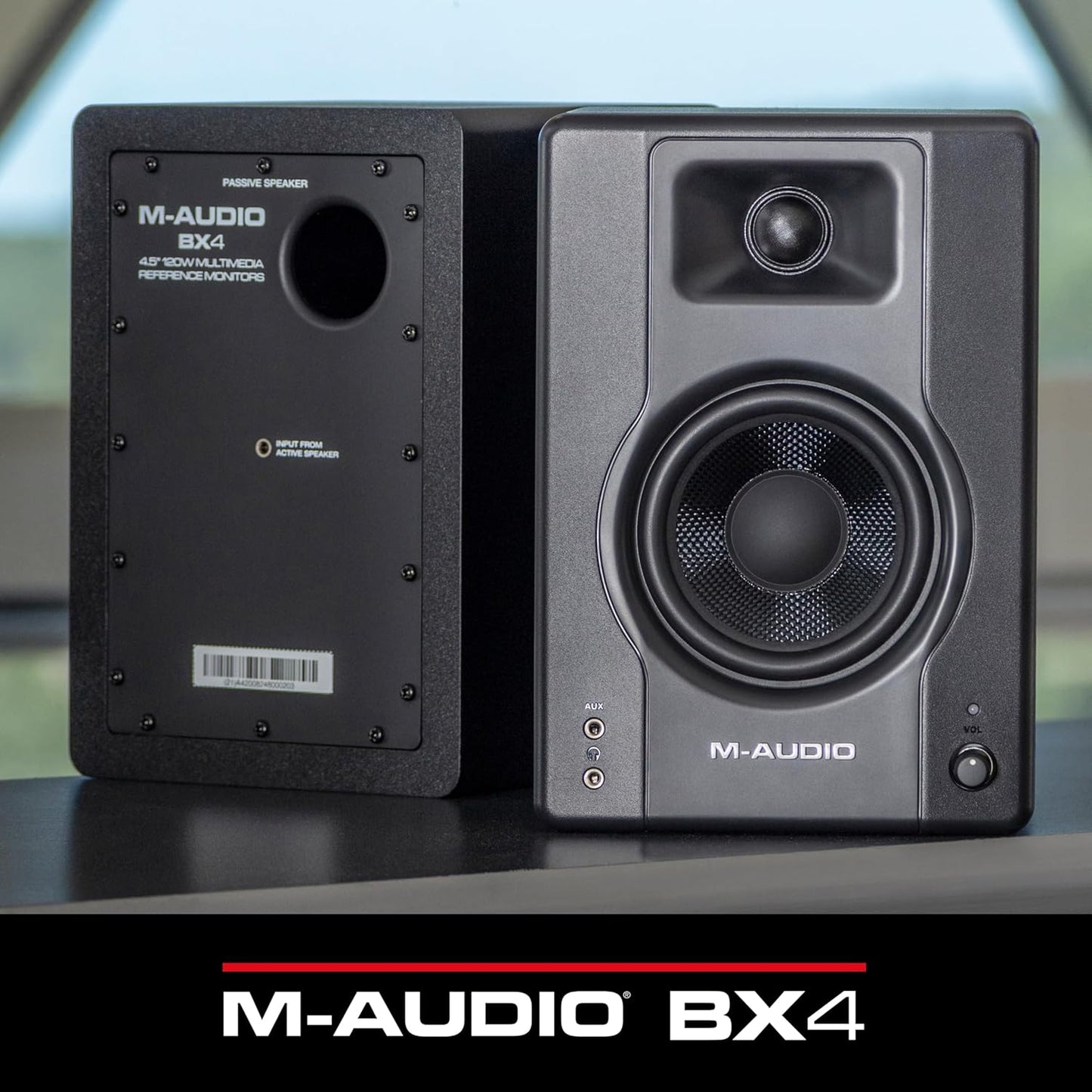 M-Audio BX4 Studio Monitors - 4.5 Inch PC Speakers