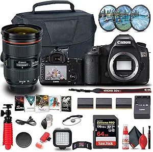 Canon EOS 5DS DSLR with 24-70mm Lens Kit Renewed