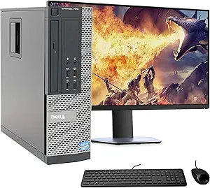 Dell OptiPlex SFF Desktop - i5, 16GB RAM, SSD+HDD, GT 1030, 19" LCD Monitor