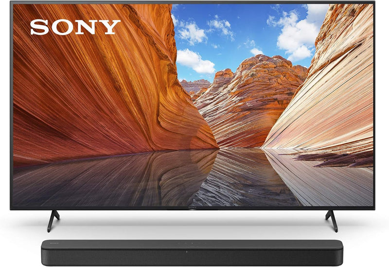 Sony X80J 75-Inch 4K Ultra HD LED Smart Google TV + S100F Soundbar — main product image