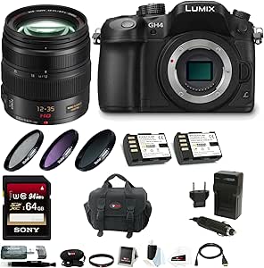 Panasonic DMC-GH4KBODY LUMIX Mirrorless Camera Bundle