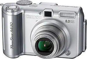 Canon 1288B001 PowerShot A630 8MP Digital Camera 4x Zoom