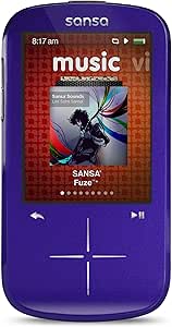 SanDisk SDMX20R-008GK-C57 Sansa Fuze+ 8GB MP3 Player — main product image