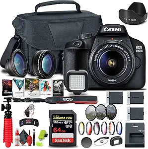 Canon EOS Rebel T100 DSLR Camera Bundle (Renewed)