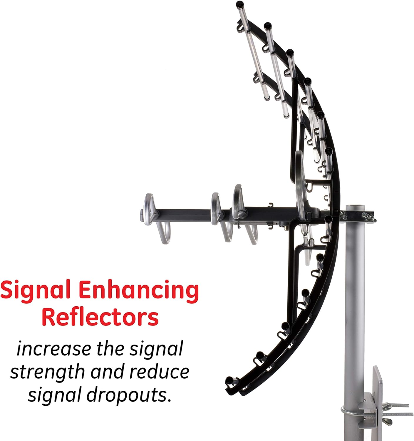 GE Attic Mount Digital TV Antenna Long Range