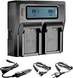 Neewer Dual Battery Charger for Canon LP-E10