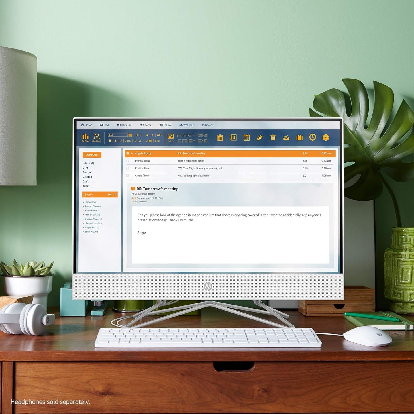HP 24-df0040 24" Touch All-in-One AMD Athlon 512GB SSD