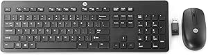HP T6L04UT#ABA Slim Wireless Keyboard and Mouse Combo