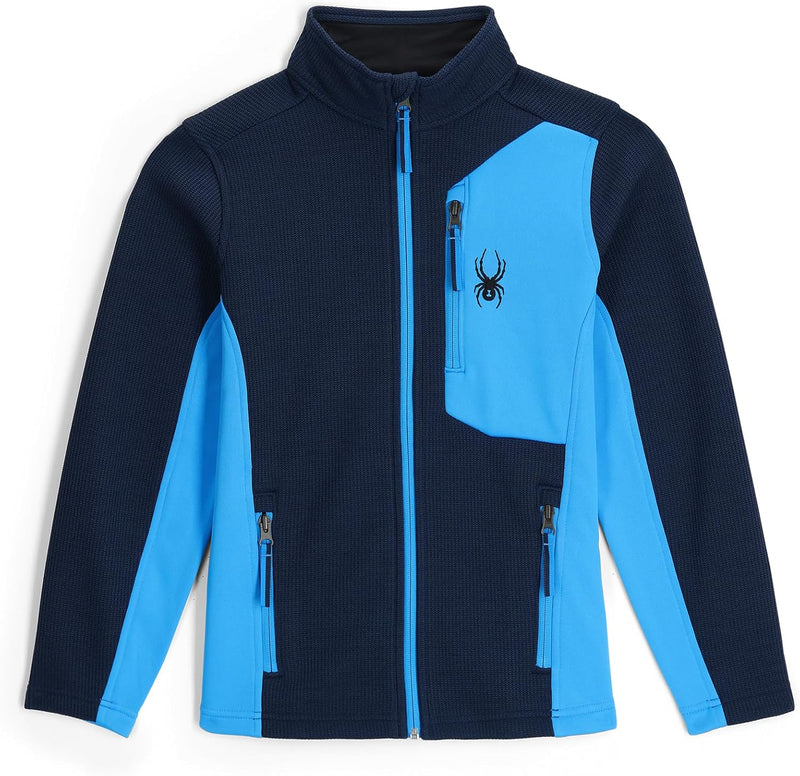 Spyder 38C485401 Boy's Bandit Zip Fleece Ski Base Layer — main product image