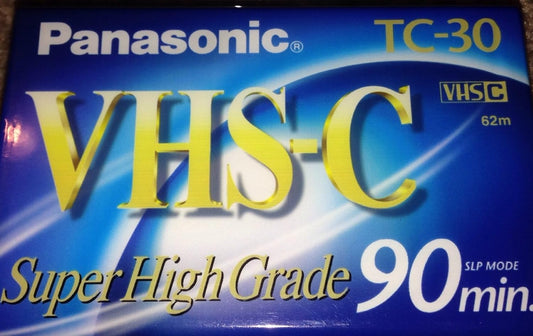 Panasonic NV-TC30AH Premium High-Grade VHS-C Videocassette