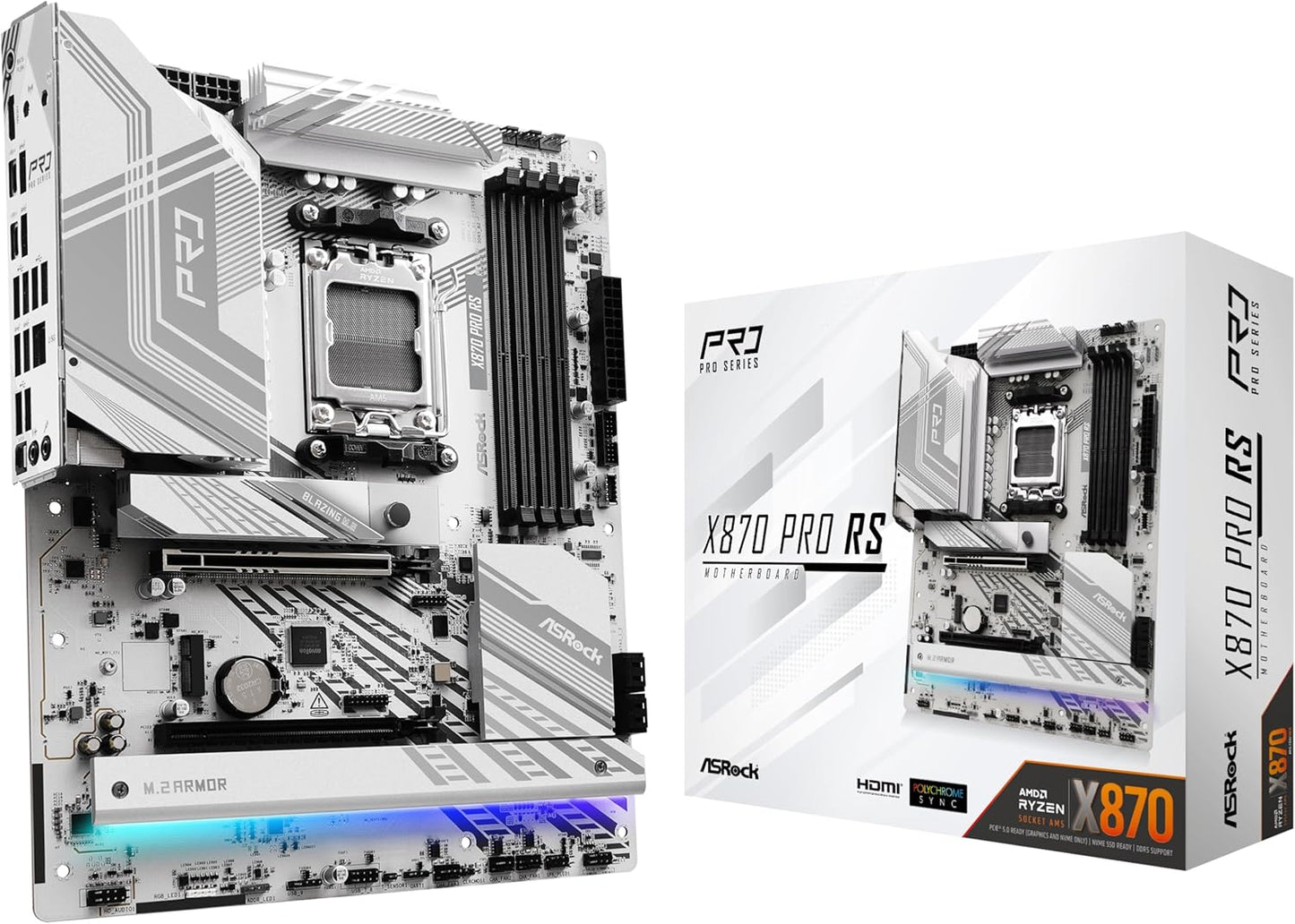 ASRock X870 Pro RS AMD Ryzen AM5 Motherboard
