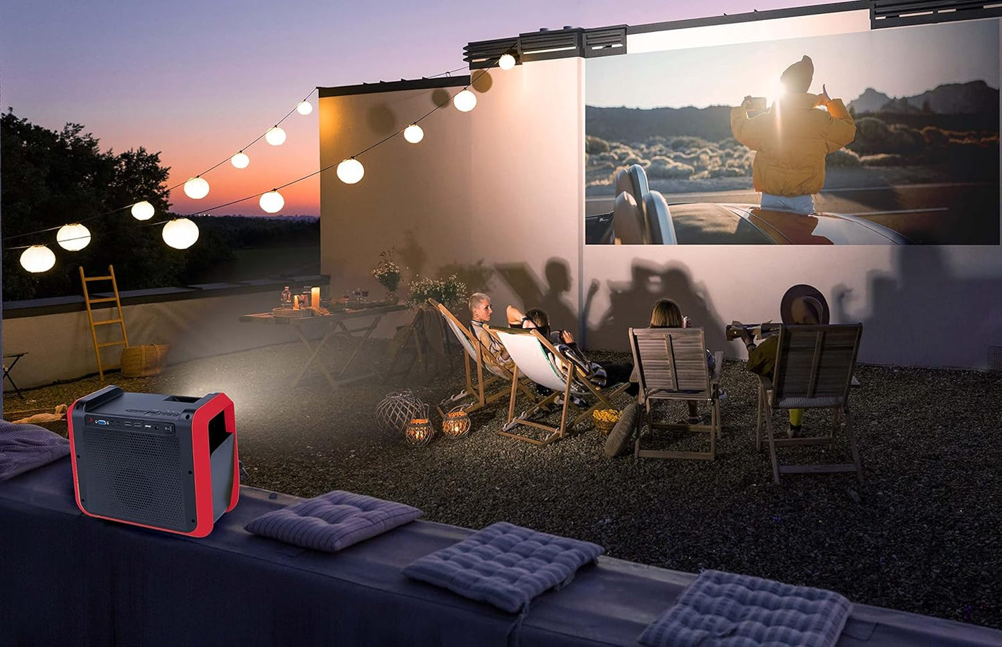 RCA RPJ060 Portable Projector with Bluetooth Speakers