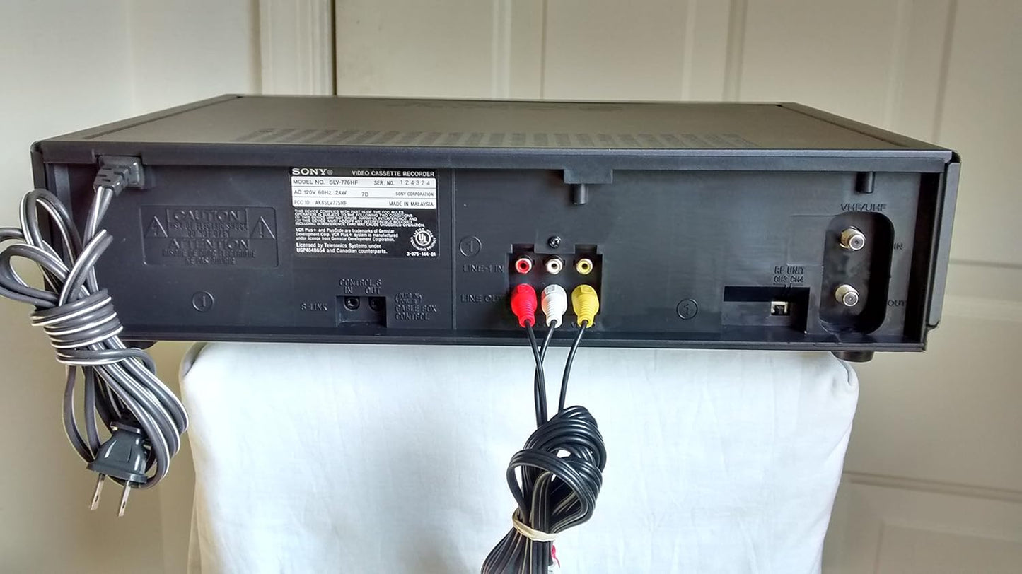 Sony SLV-776HF VCR 4-Head Hi-Fi Stereo VHS Player